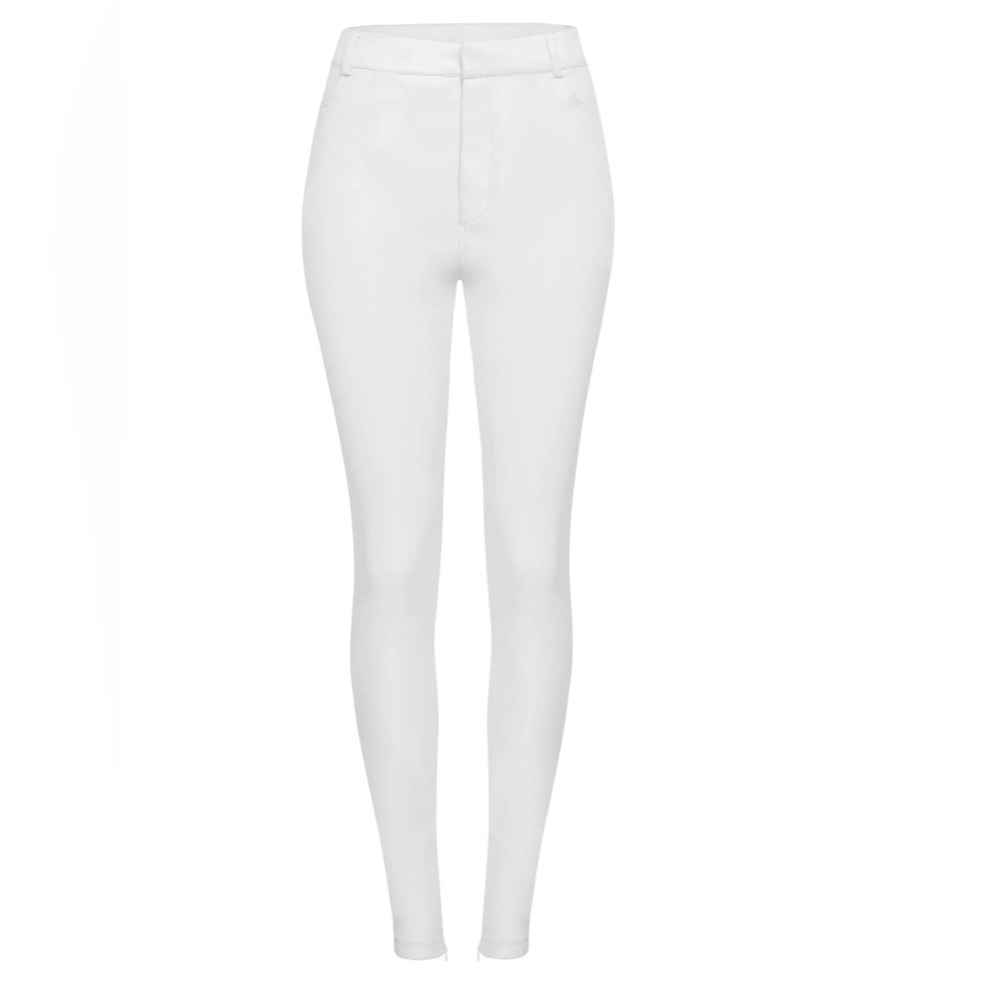 NWT white vegan leather pants